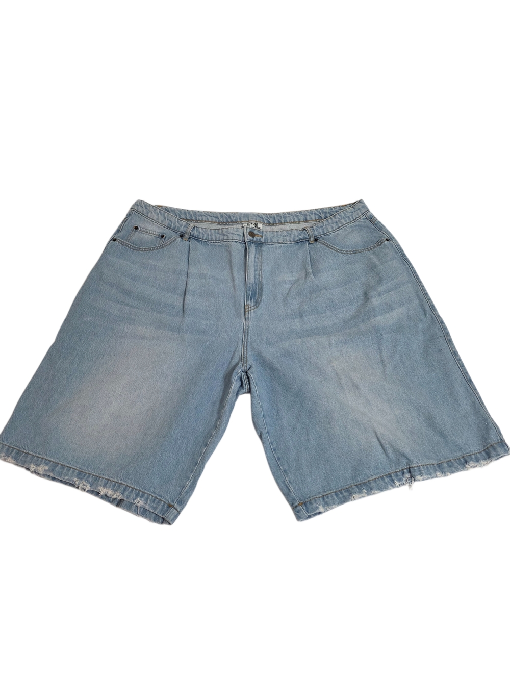 Future Collective Long Denim Shorts